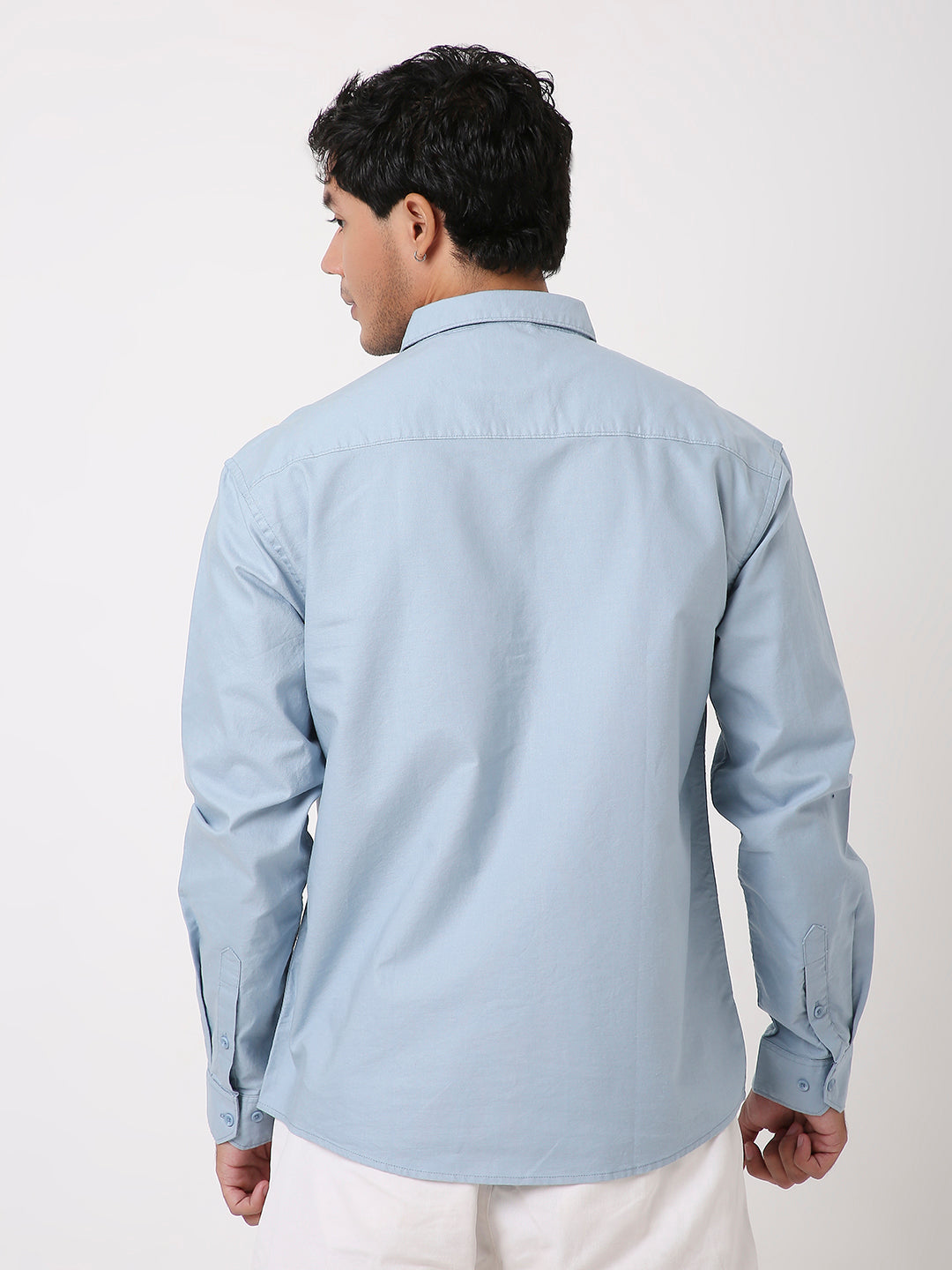 BLUE ESSENTIAL OXFORD SHIRT