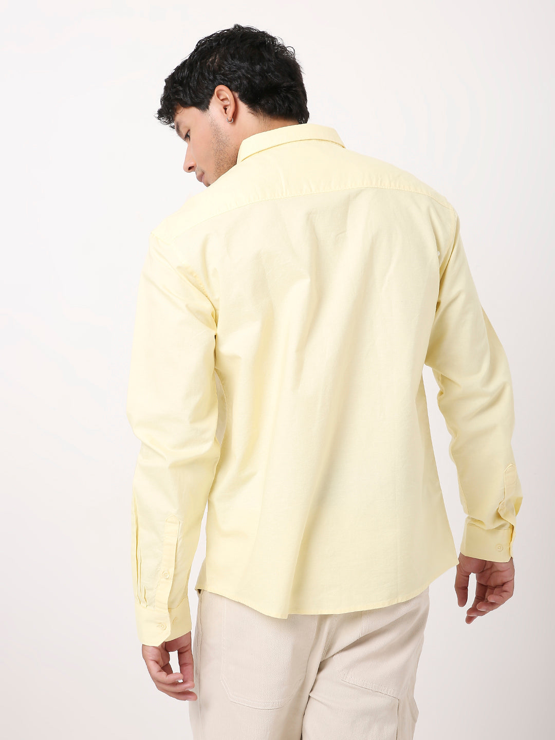 LEMON YELLOW ESSENTIAL OXFORD SHIRT