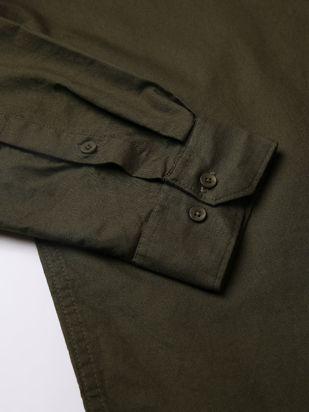 OLIVE ESSENTIAL OXFORD SHIRT