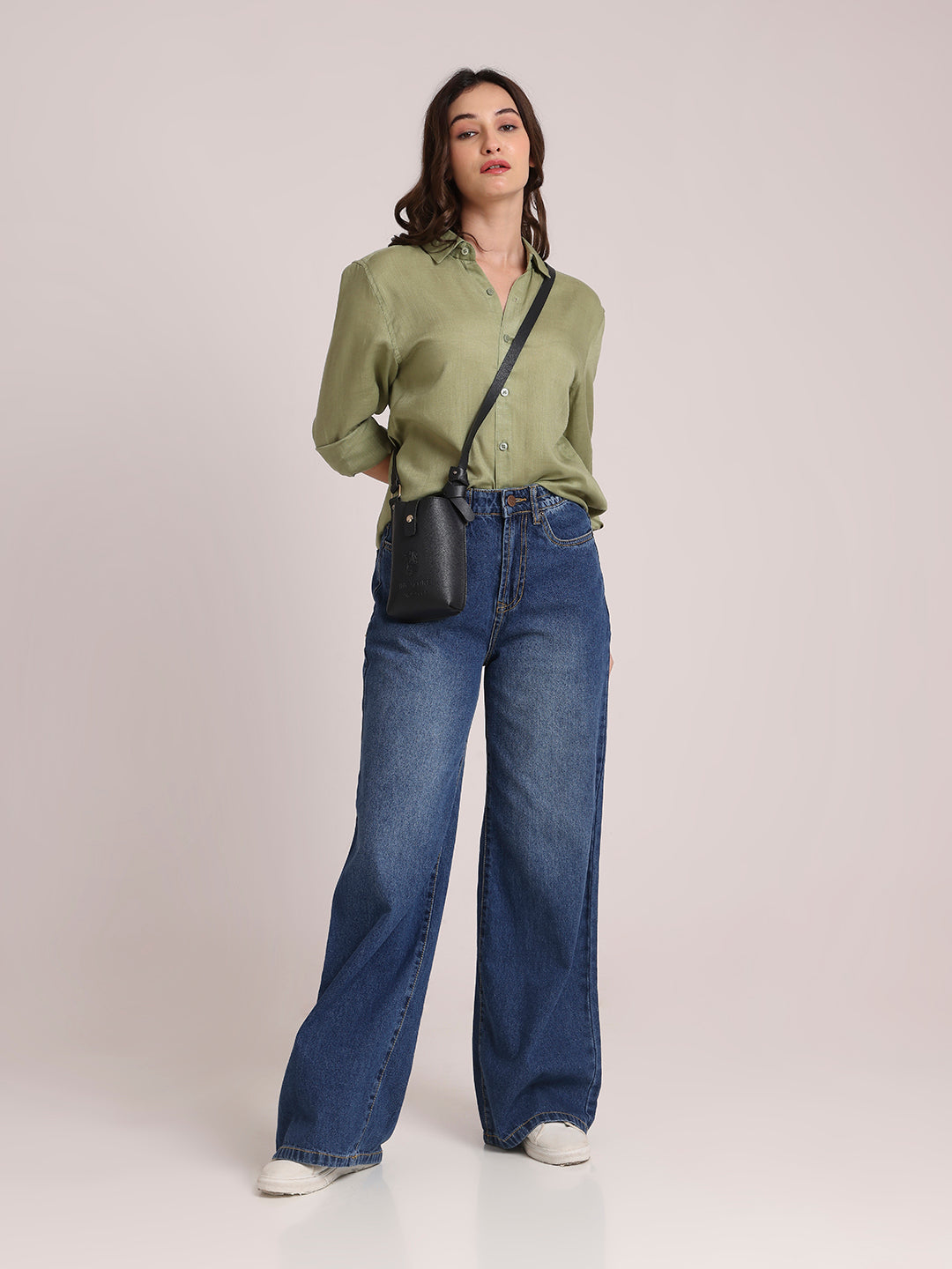 Olive Premium Linen Blend Shirt