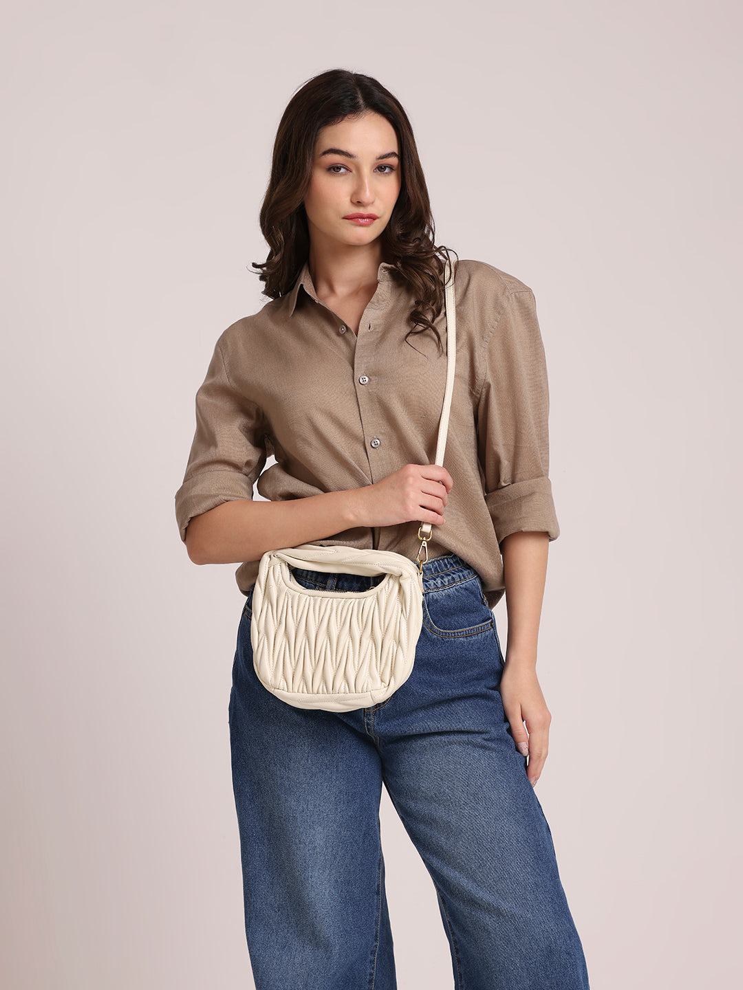Beige Premium Linen Blend Shirt