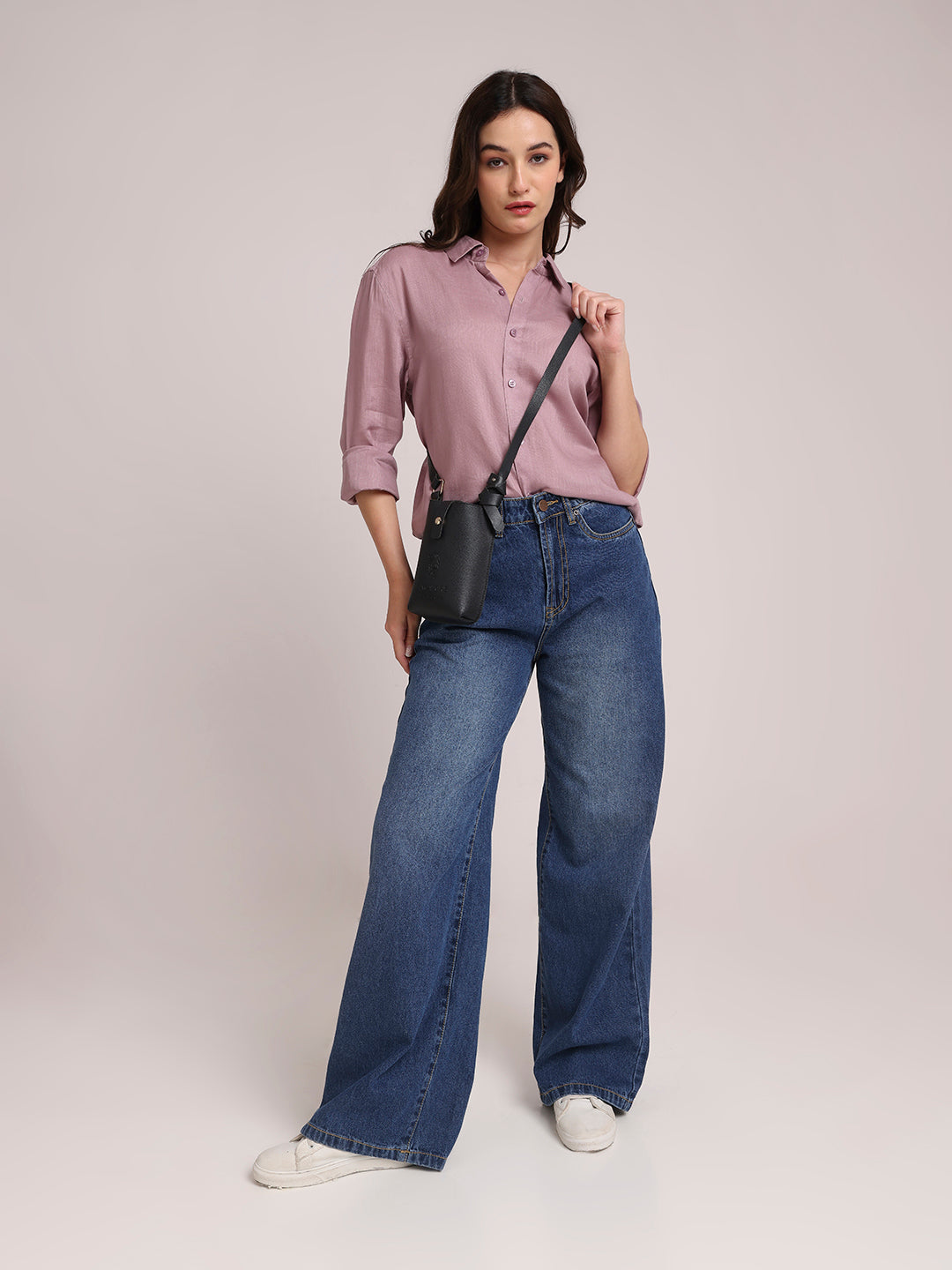 Lavender Premium Linen Blend Shirt