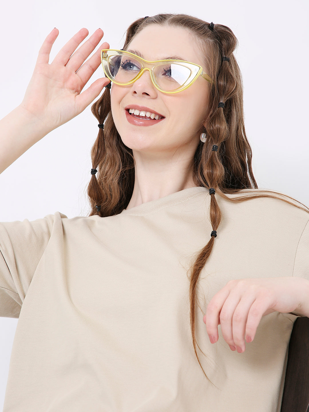 REGULAR TSHIRT: SAND