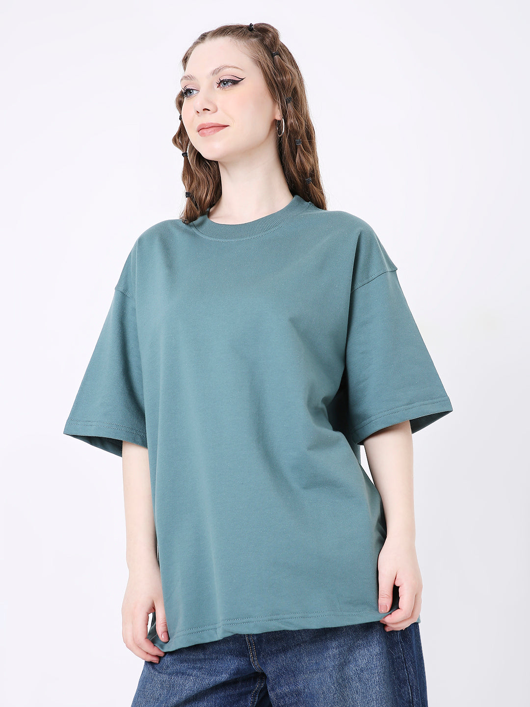 OVERSIZE TSHIRT: SAPPHIRE BLUE