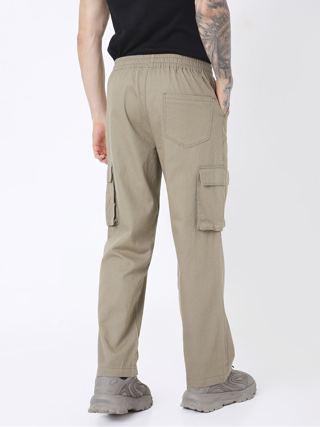 OLIVE ESSENTIAL 5 POCKET CARGO PANTS