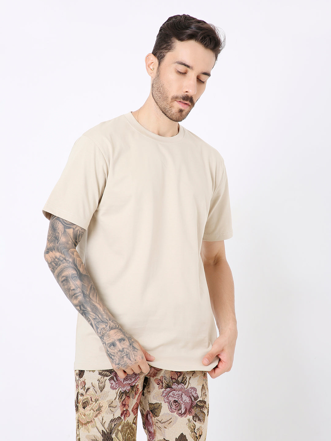 REGULAR TSHIRT: SAND