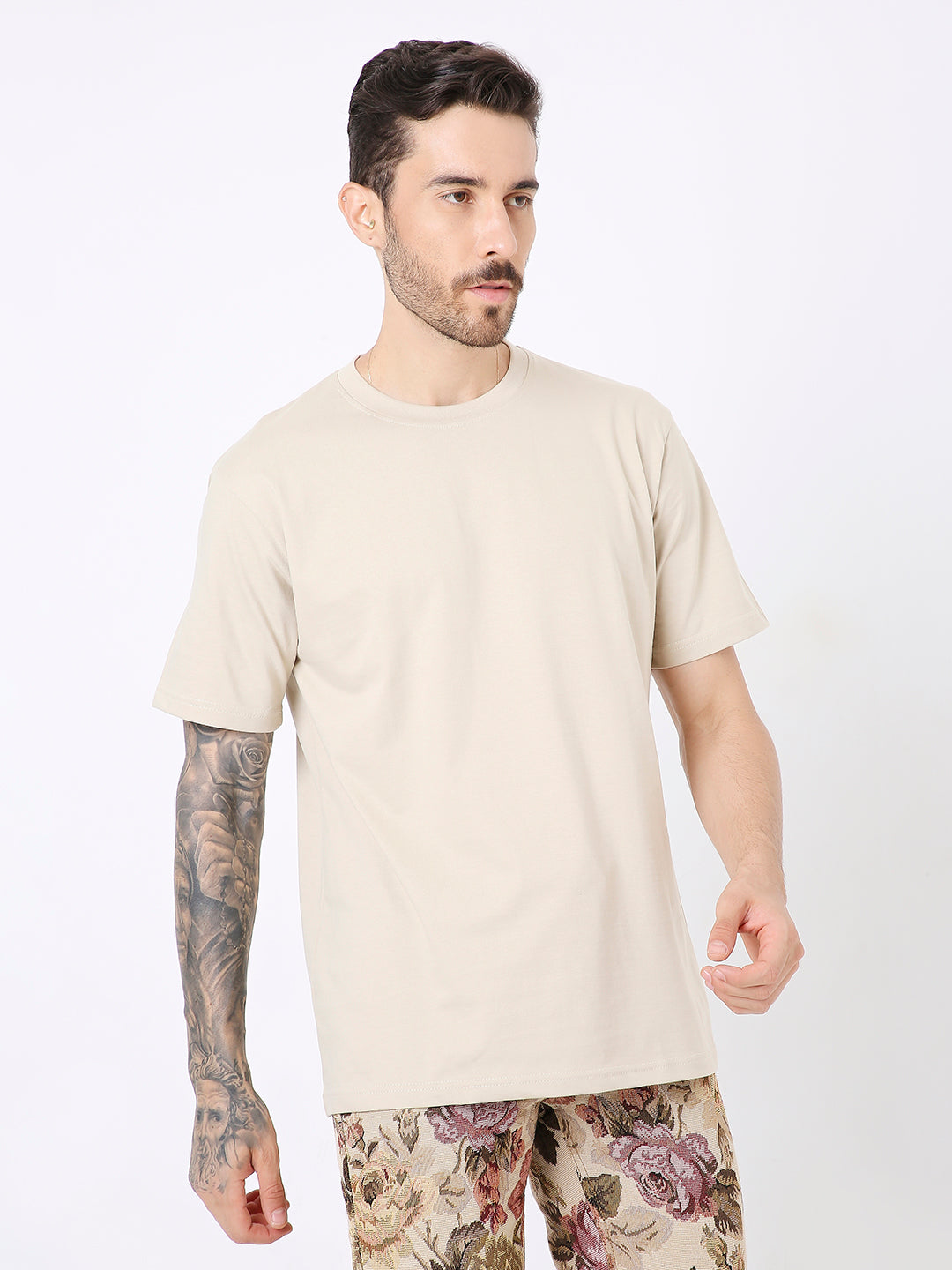 REGULAR TSHIRT: SAND