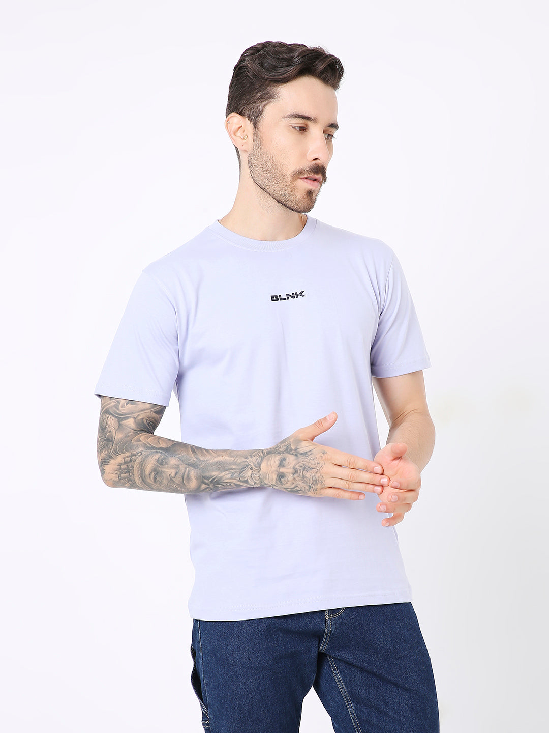 RELAXED FIR LAVENDER PRINTED TSHIRT