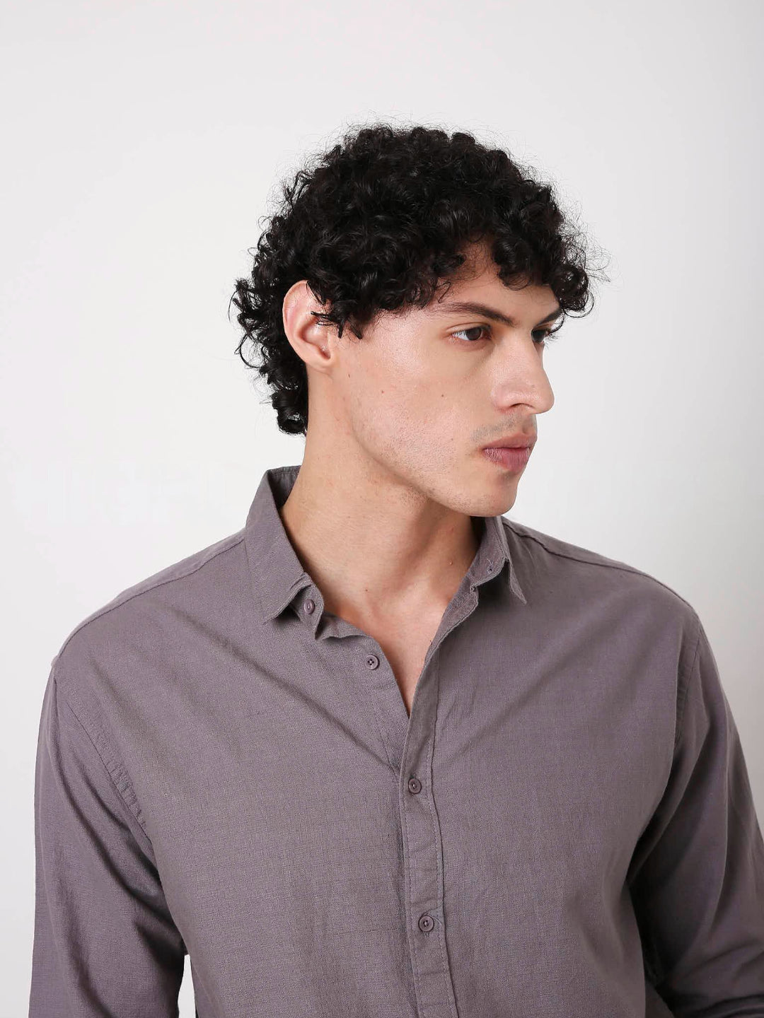 GREY COTTON CORE SHIRT