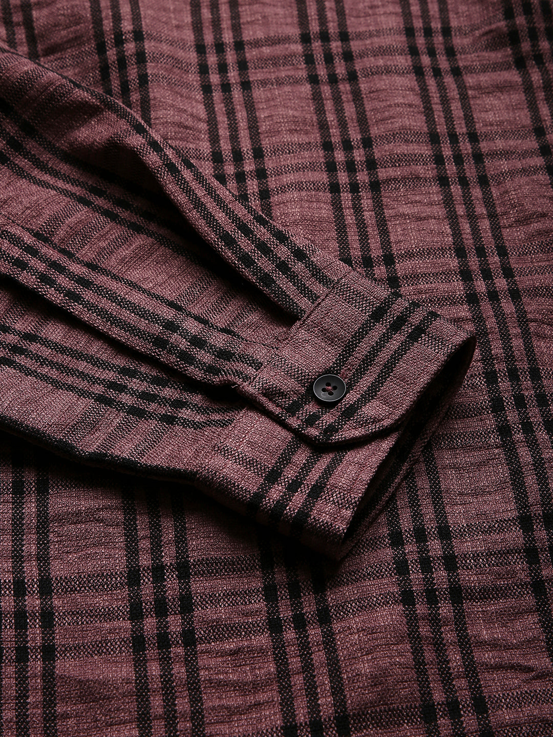 DUSTY PINK CLASSIC CHECKED SHIRT