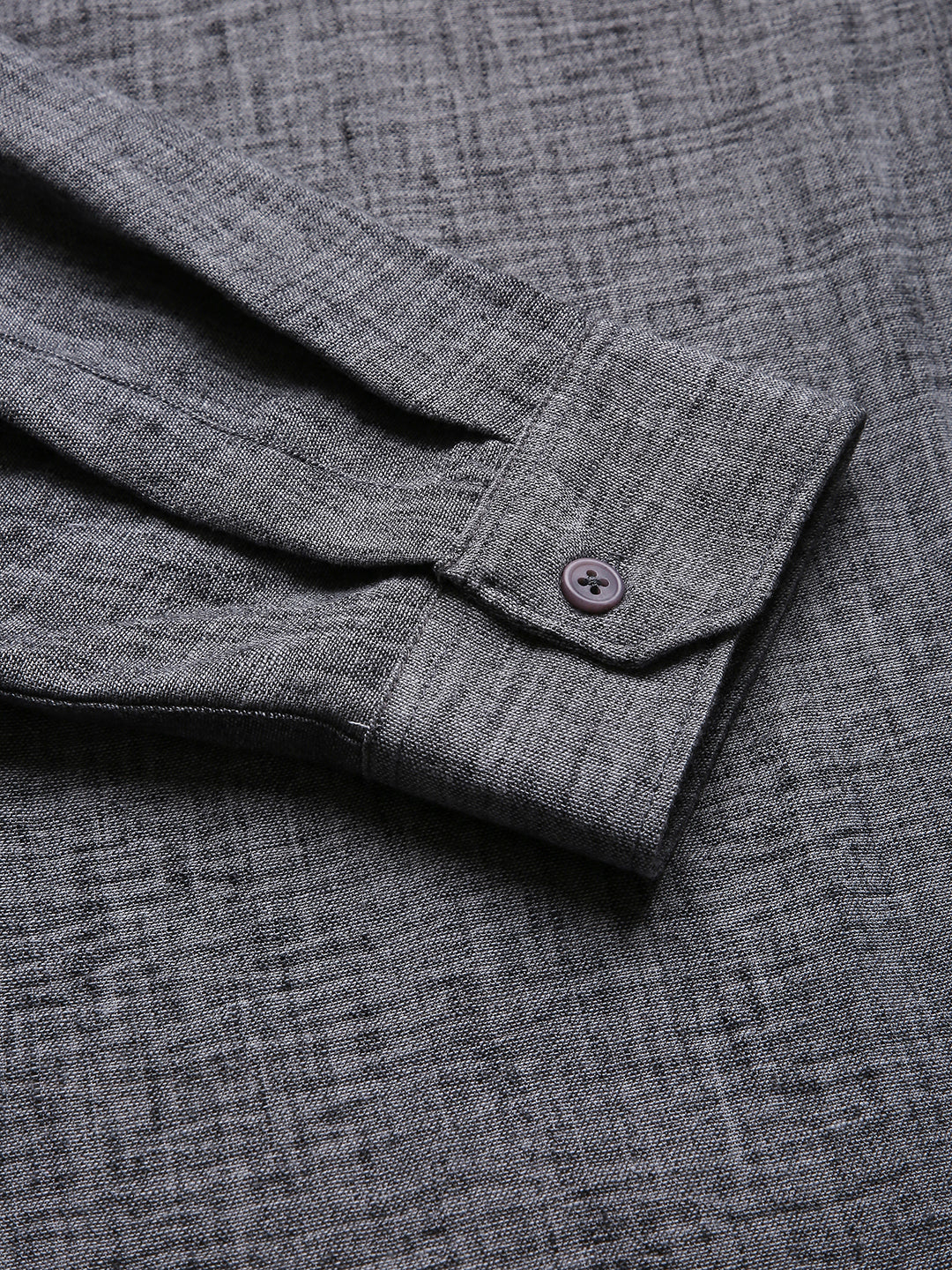 BLACK PREMIUM MANDARIN COLLAR SHIRT