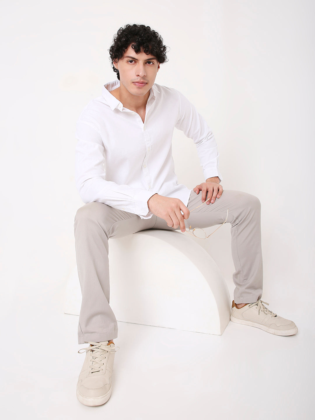 WHITE PREMIUM STRUCTURED SHIRT