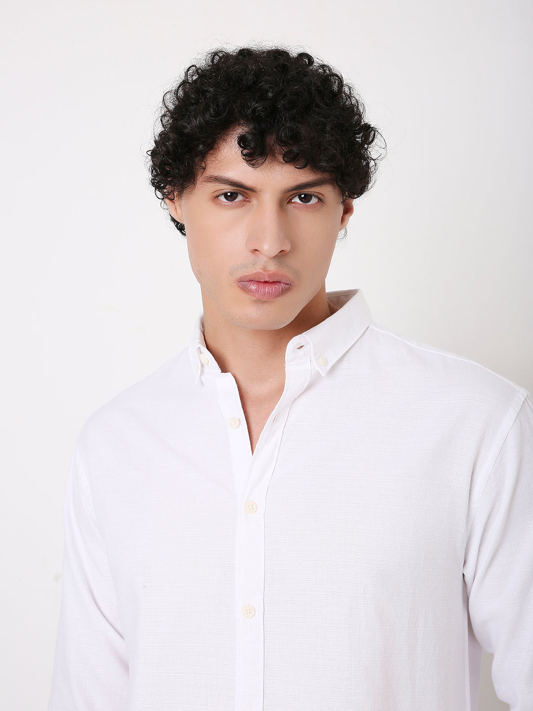 WHITE COTTON CORE SHIRT