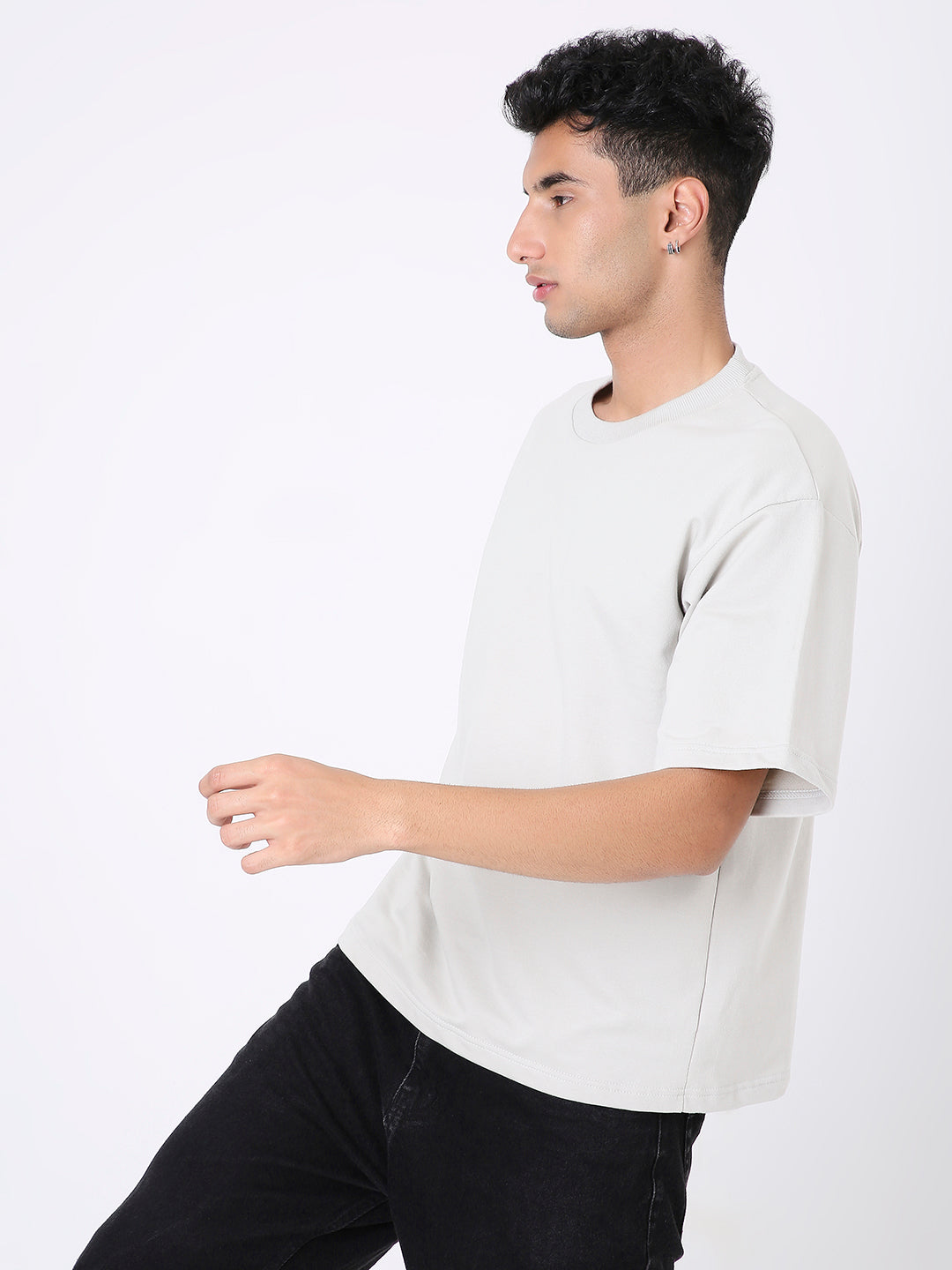 OVERSIZE SKIPPING STONE SOLID TSHIRT