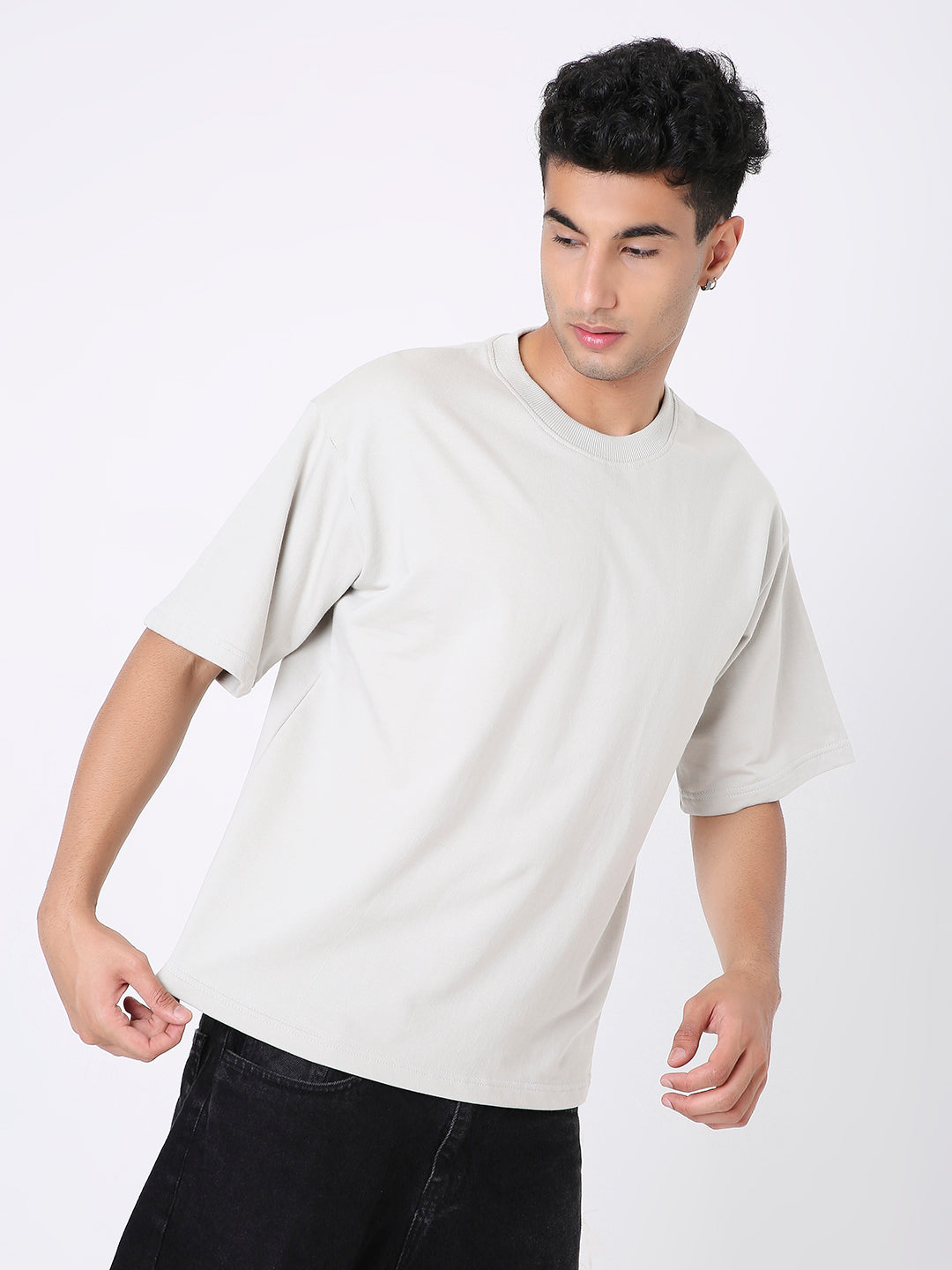 OVERSIZE SKIPPING STONE SOLID TSHIRT