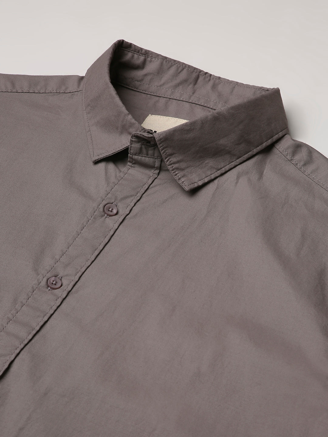 GRAY PREMIUM COTTON SHIRT