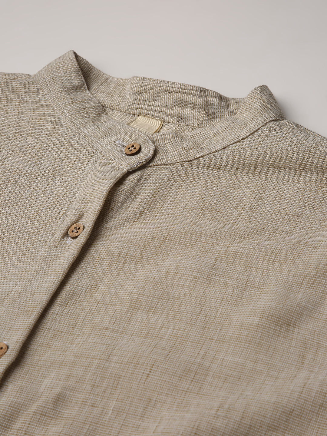 FAWN BUTTON-DOWN SHIRT DRESS