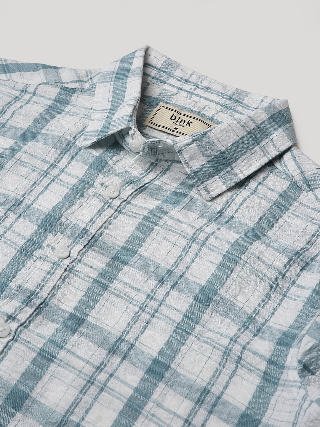 Blue Checkered Casual Shirt