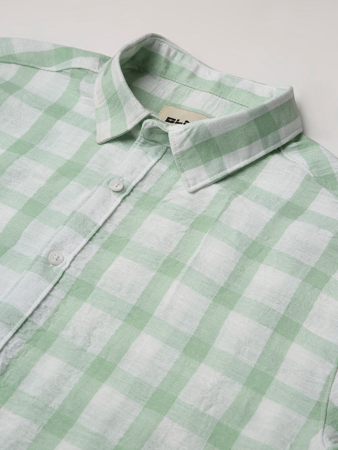 GREEN SHORT SLEEVE Casual Shirt