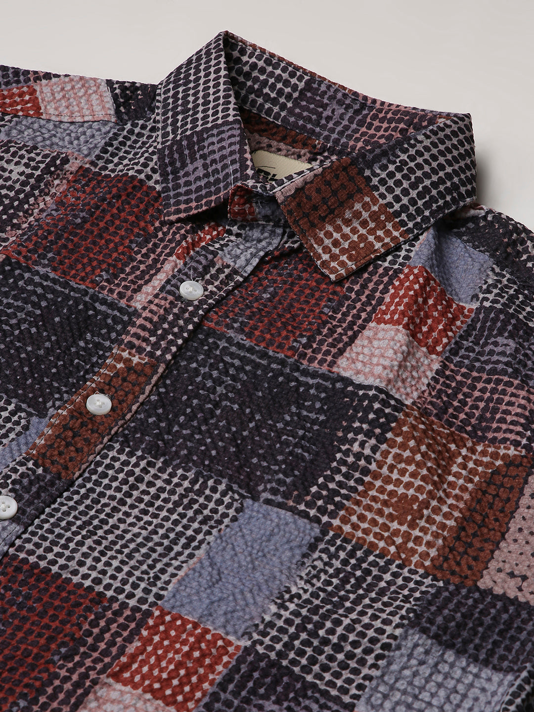 Multicolor Checks Boyfriend Shirt