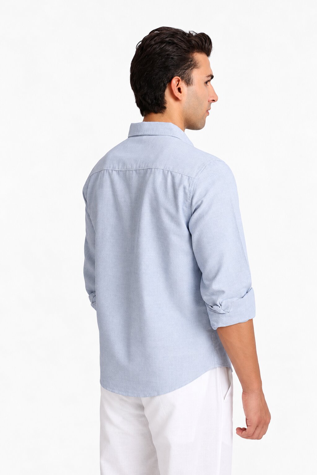 Light Blue Oxford Casual Shirt