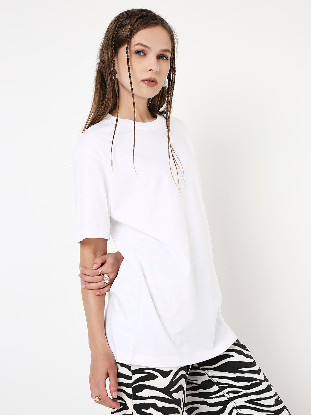 REGULAR TSHIRT: WHITE