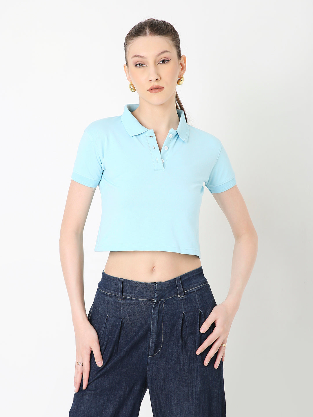 POLO CROPPED TSHIRT