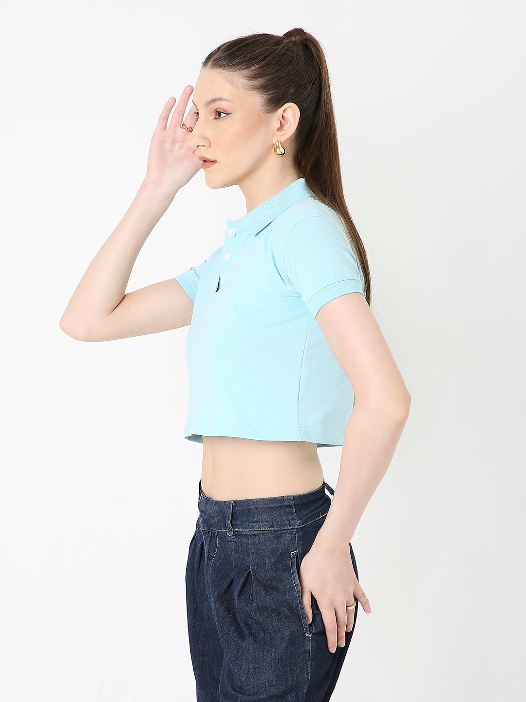 POLO CROPPED TSHIRT