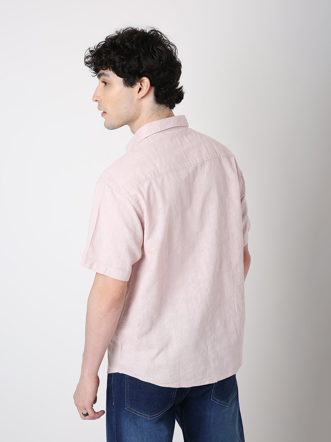 CLASSIC BUTTON-DOWN SHORT SLEEVE COTTON CASUAL SHIRT