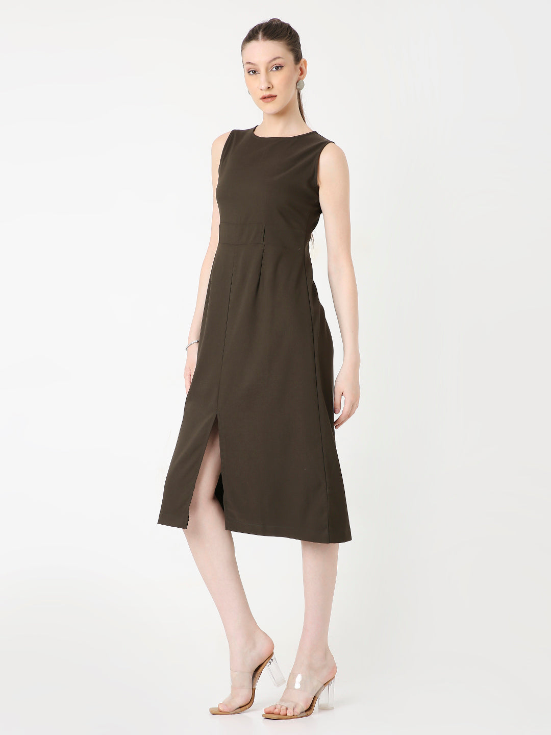 CLASSIC SLEEVELESS MIDI DRESS