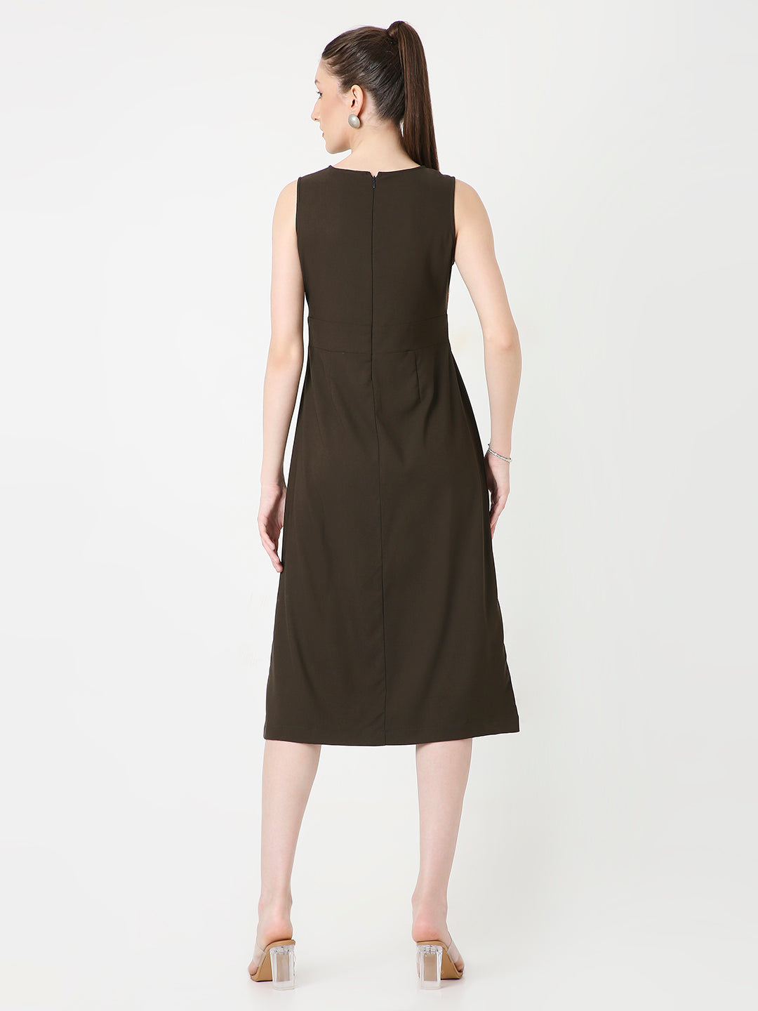 CLASSIC SLEEVELESS MIDI DRESS