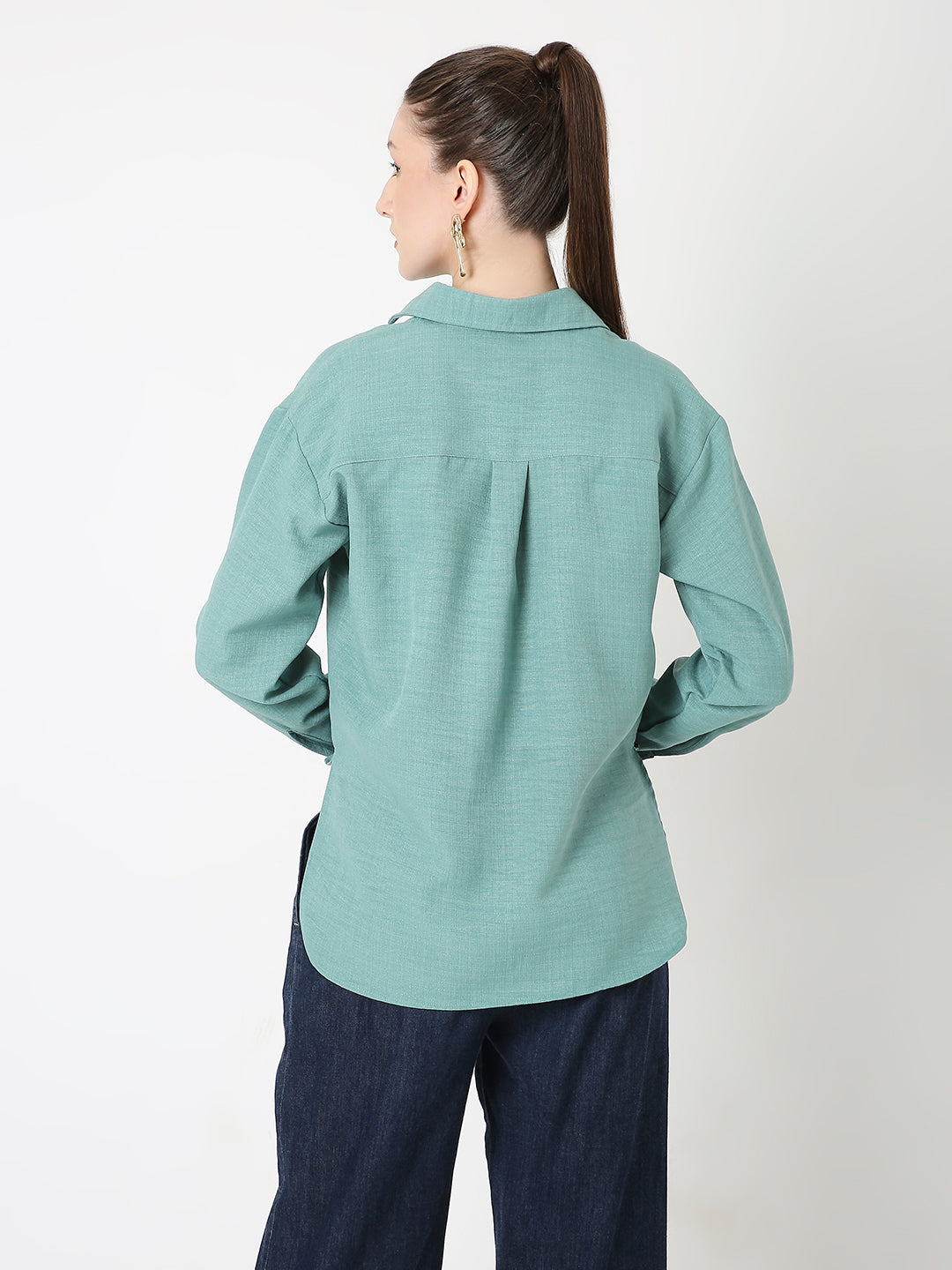 CLASSIC SAGE GREEN BUTTON-DOWN SHIRT
