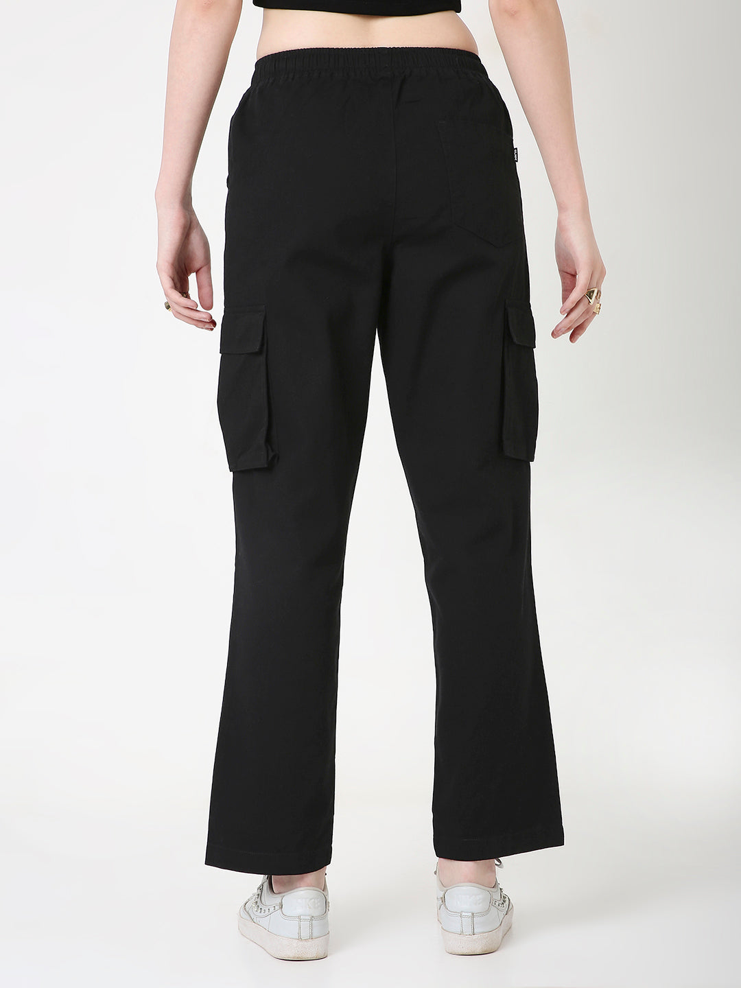 BLACK VERSATILE 5 POCKET CARGO PANTS