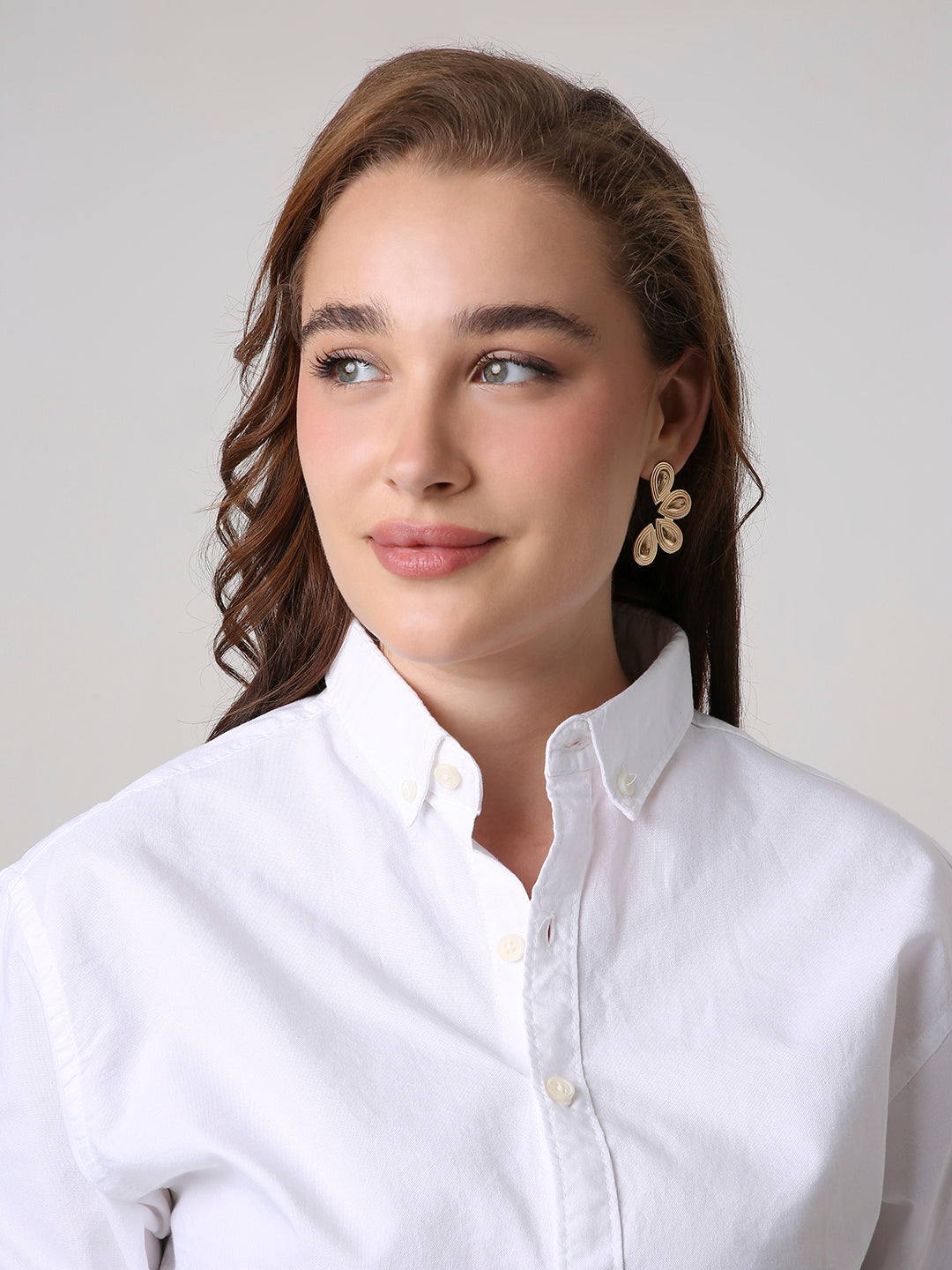 White Classic Oxford Oversized Shirt