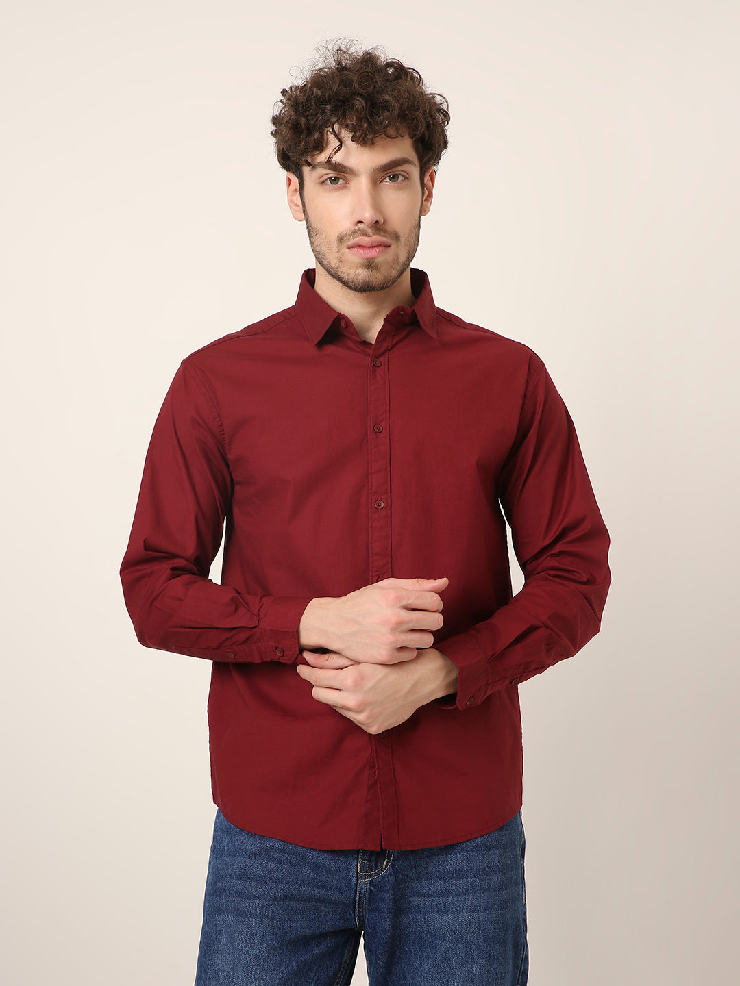 PREMIUM COTTON LYCRA LONG SLEEVE SHIRT