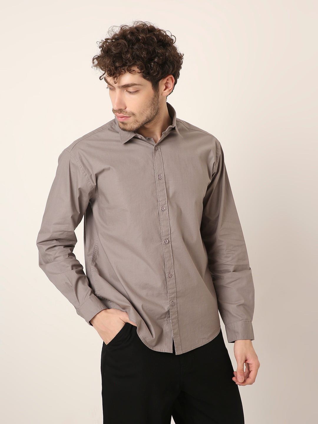 PREMIUM COTTON LYCRA LONG SLEEVE SHIRT