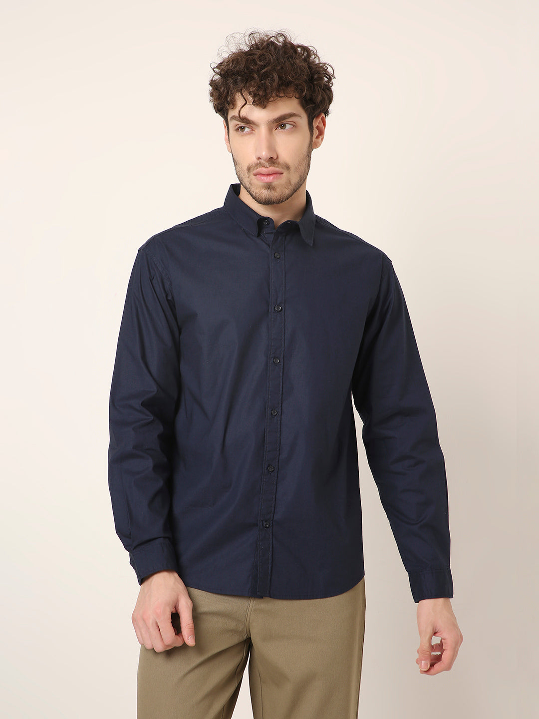 PREMIUM COTTON LYCRA LONG SLEEVE SHIRT