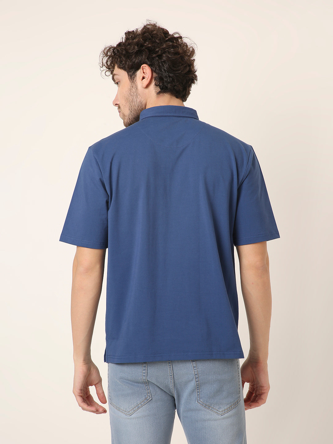 Elegance Refined Solid Polo T-Shirt