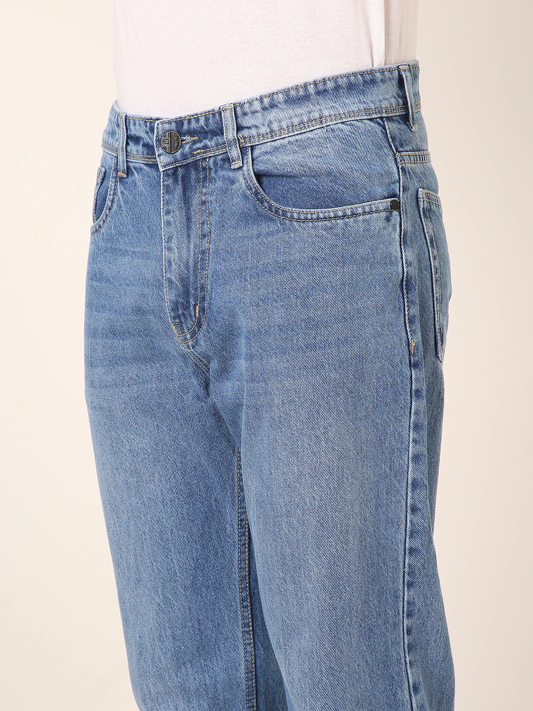 Classic Mid-Blue Relaxed Fit Jeans