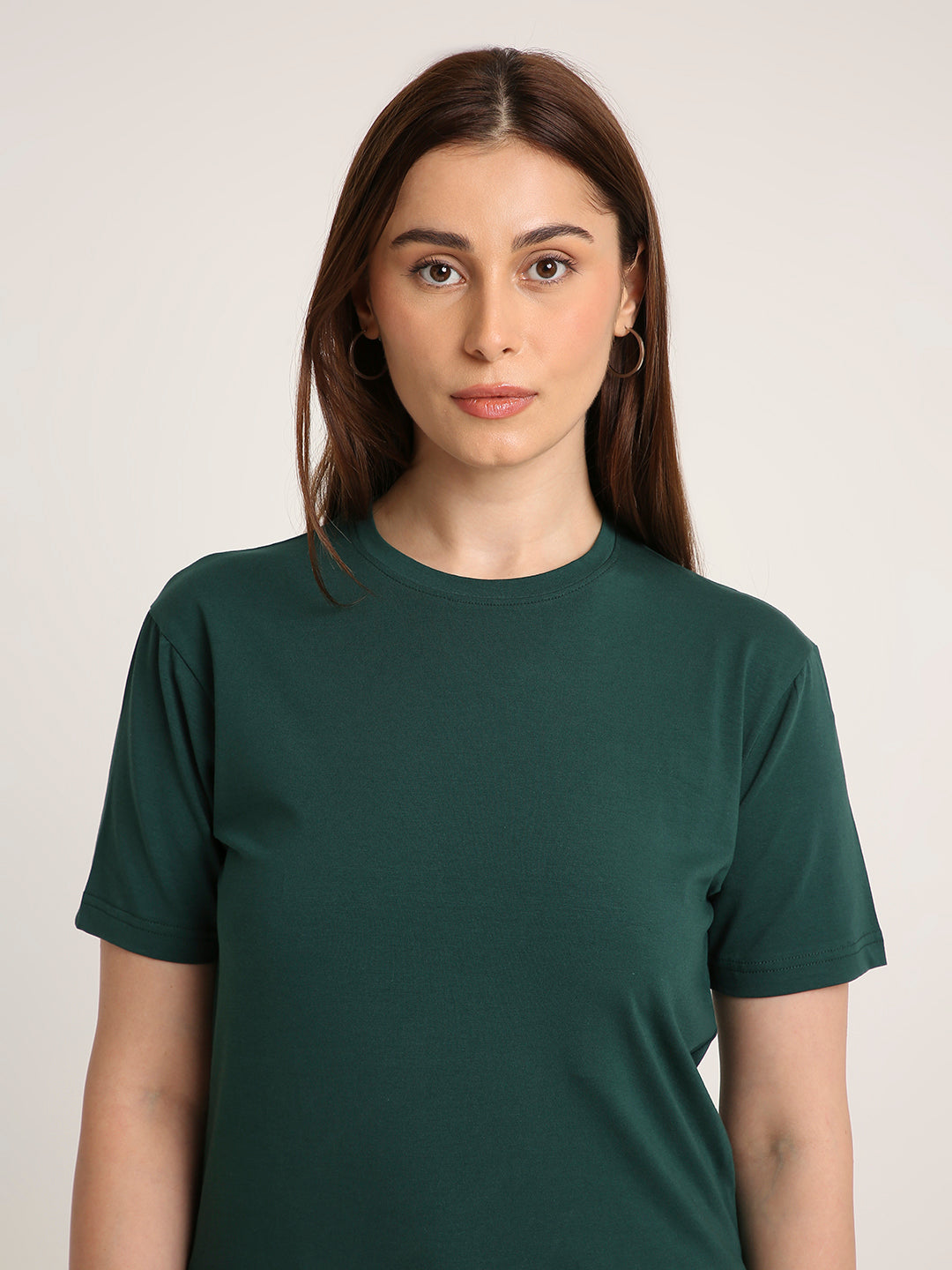 REGULAR FIT T-SHIRT: GREEN