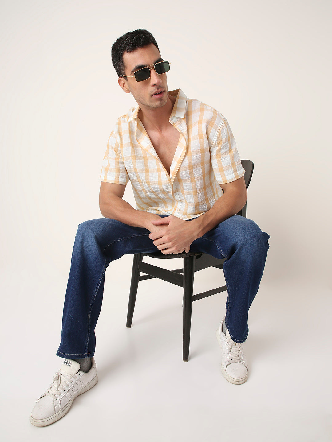 ORANGE SHORT SLEEVE Casual Shirt