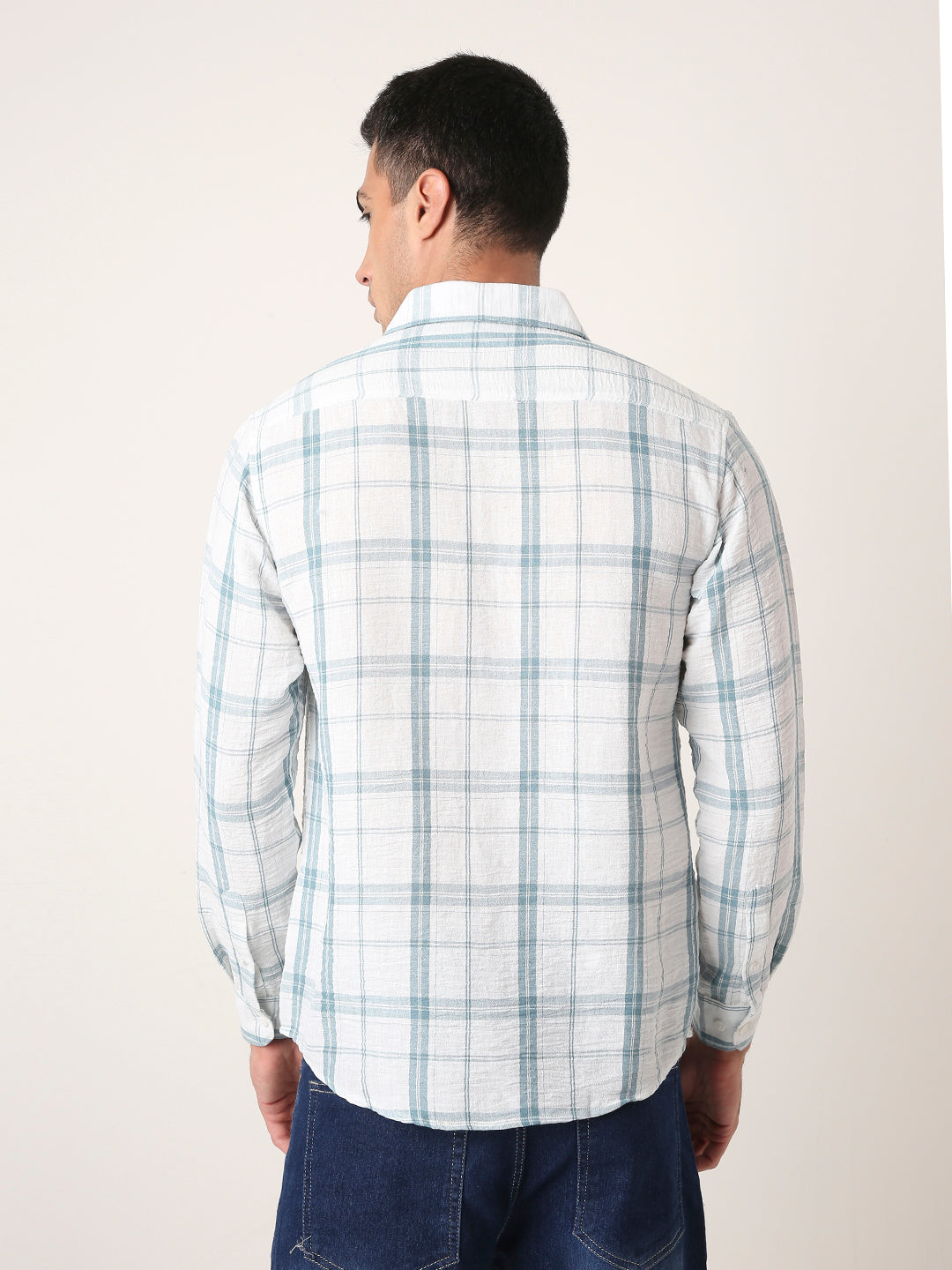 TEAL Casual CHECKS Shirt