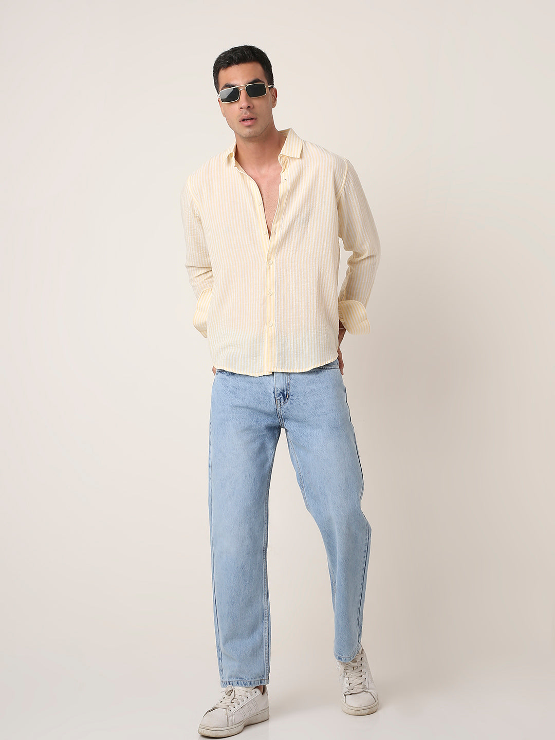 Classic Light-Blue Relaxed Fit Jeans