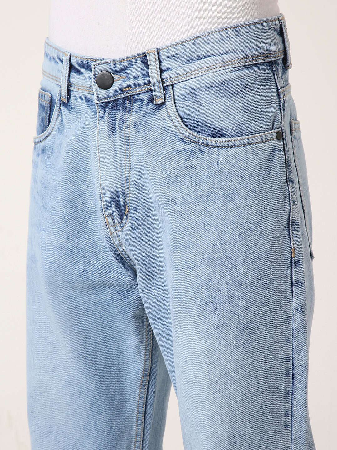 Classic Light-Blue Relaxed Fit Jeans