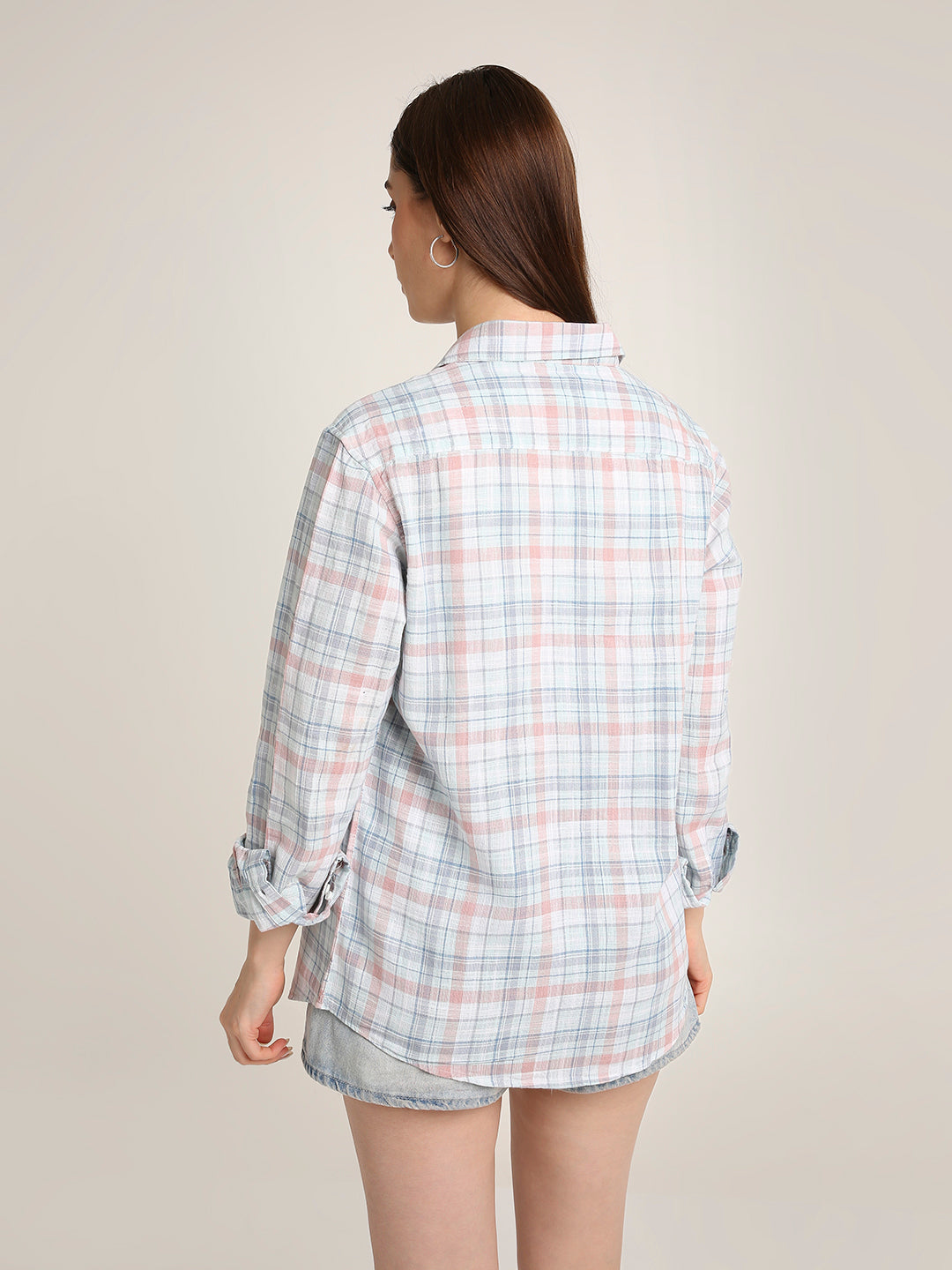 Blue Checked Classic Full Sleeve Shirt