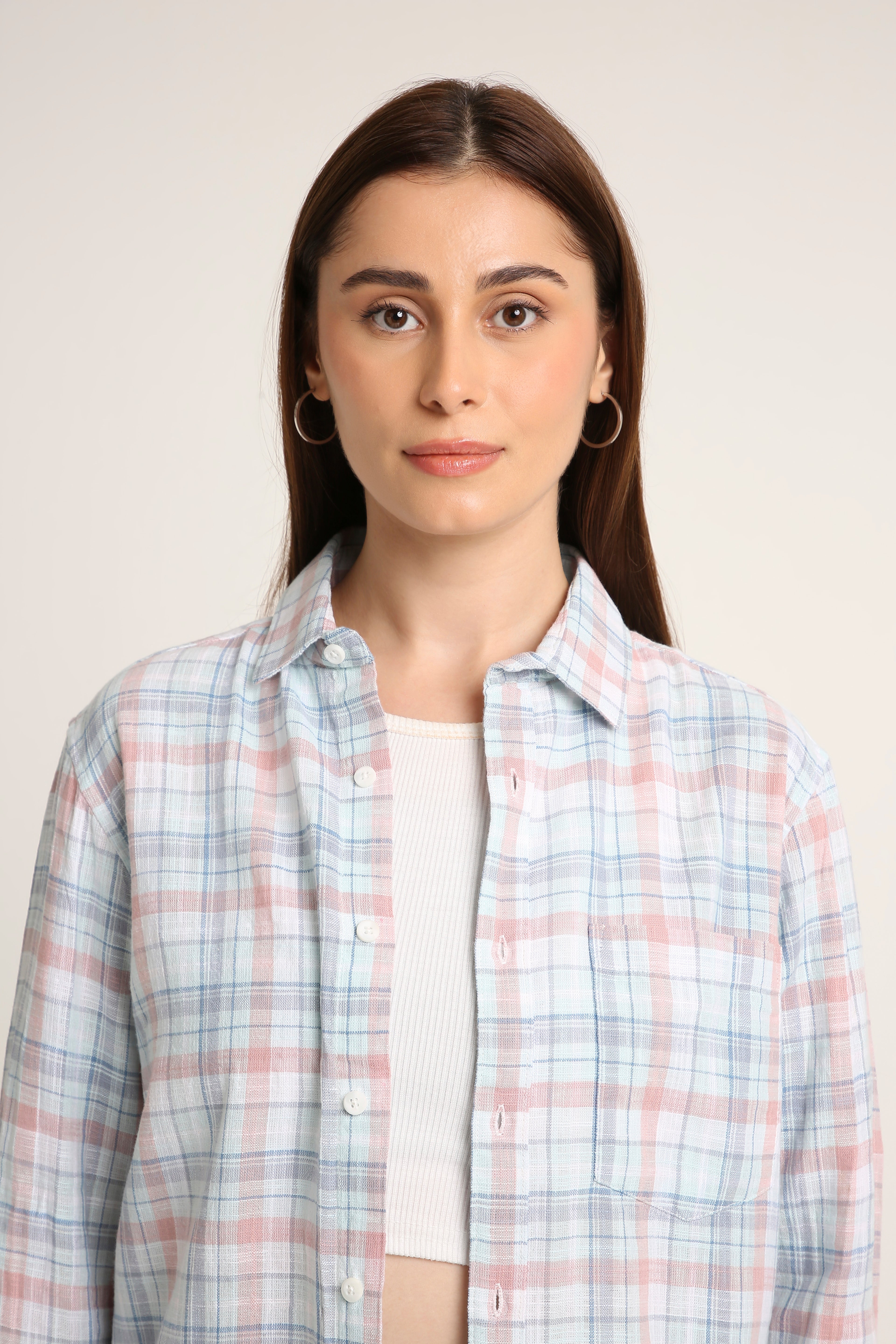 Blue Checked Classic Full Sleeve Shirt