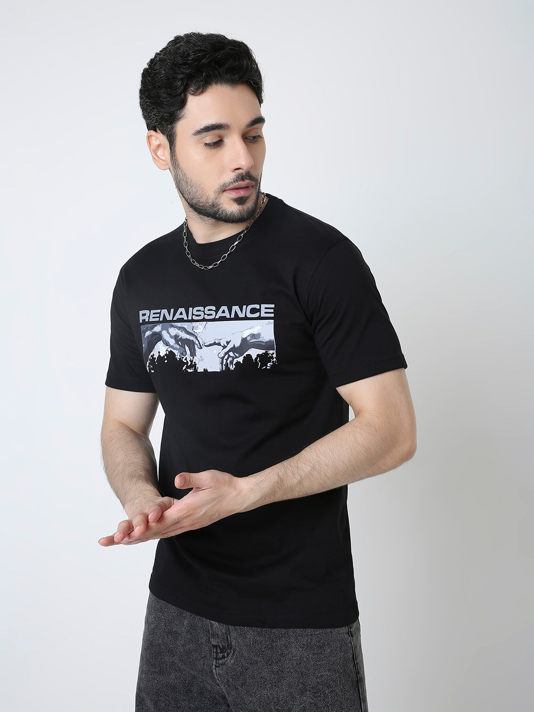 RELAXED FIT PRINTED TSHIRT