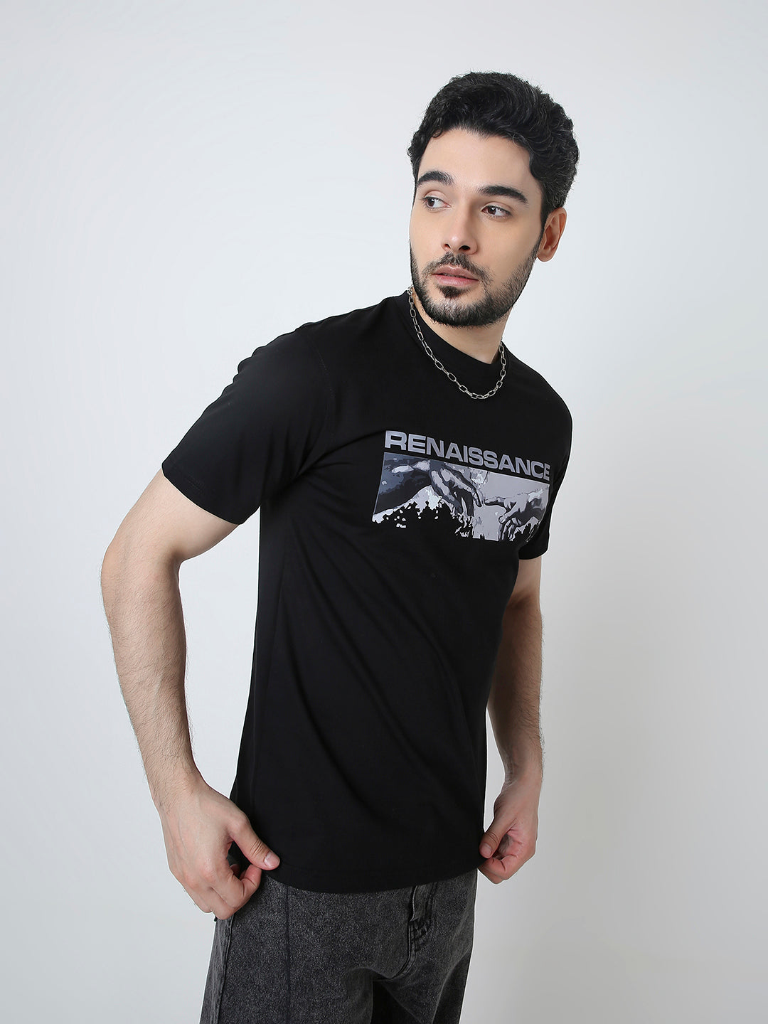 RELAXED FIT PRINTED TSHIRT