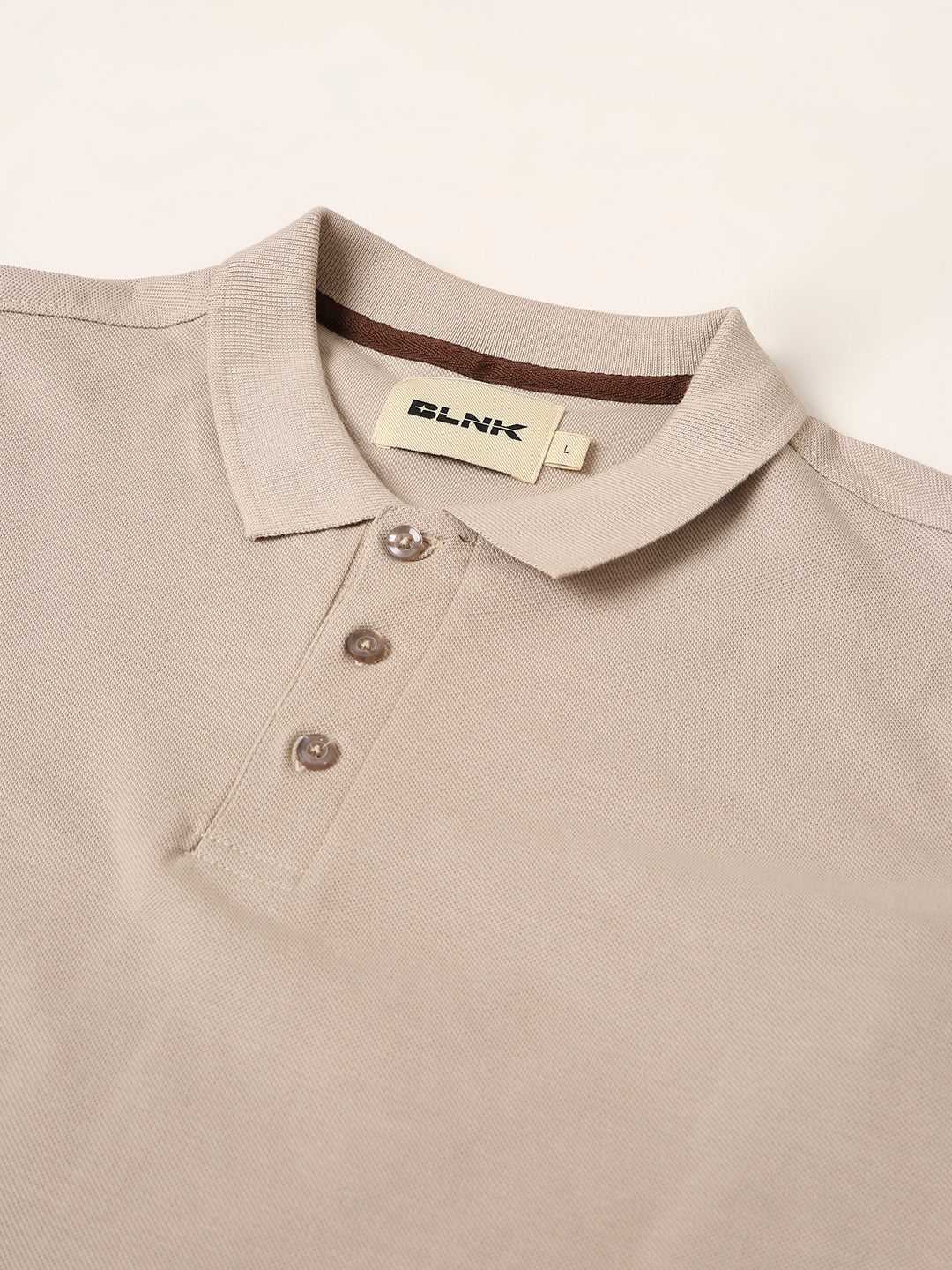 Classic Beige Polo T-Shirt