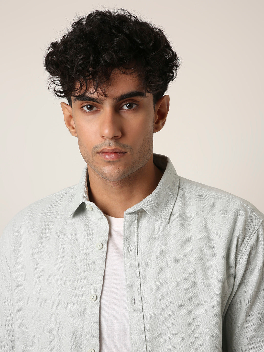 GREEN SIGNATURE COTTON SHIRT